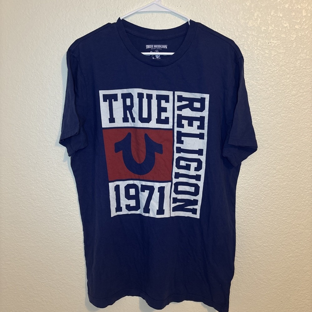 True Religion Vintage Men's Short-Sleeve Graphic T-Shirt, Size‎ XL